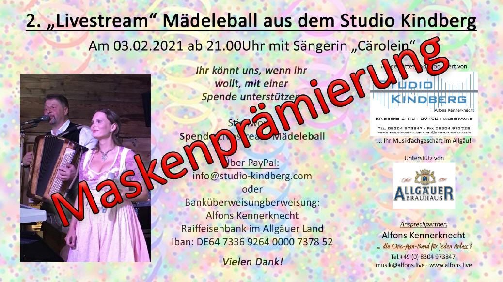 2. Mädeleball 03.02.2021_Maskenprämierung